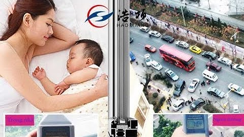 cửa kính cách âm xử dụng kính hộp chân không
