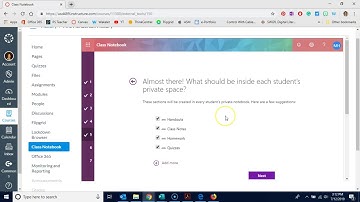 Canvas and OneNote Class Notebook Integration