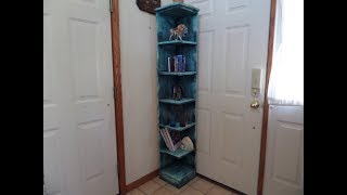 Tall Corner Shelf to Dress Up Nooks of Your Homes