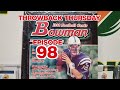 1998 Bowman Football Hobby Box Opening. Throwback Thursday Episode 98