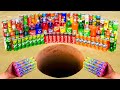 Mentos Rainbow vs Coca Cola, Fanta, Sprite, Schweppes, 7up, Mirinda, Pepsi in Big Underground