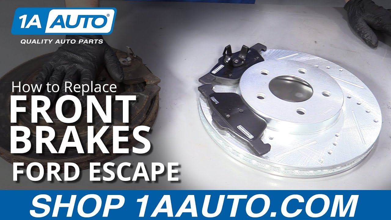 How to Replace Front Brakes 05-12 Ford Escape - YouTube