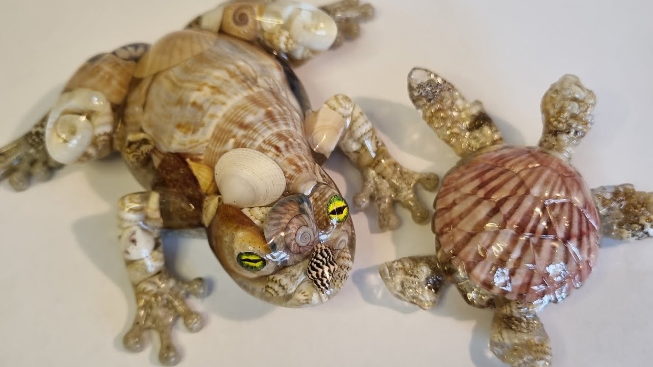 Reshin Shell #50 LOW ON RESIN?Shells are a great filler! - YouTube