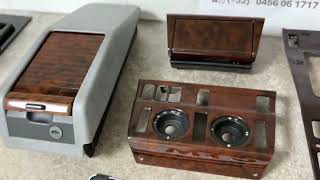 Mercedes-Benz W124 wood burl walnut wurzelholz wood veneer