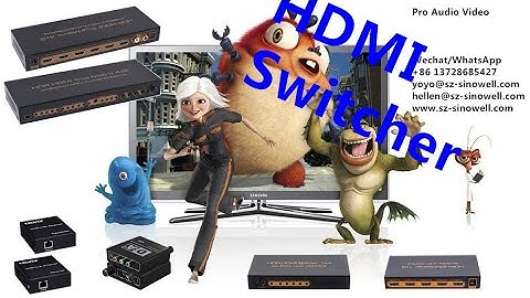 How to connect a HDMI switcher ? 3 port 5 port HDMI Switcher with remote control and UL listed power