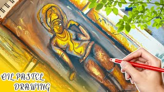 How To Draw A Statue Oil Pastel Drawing Step By Step Tutorial