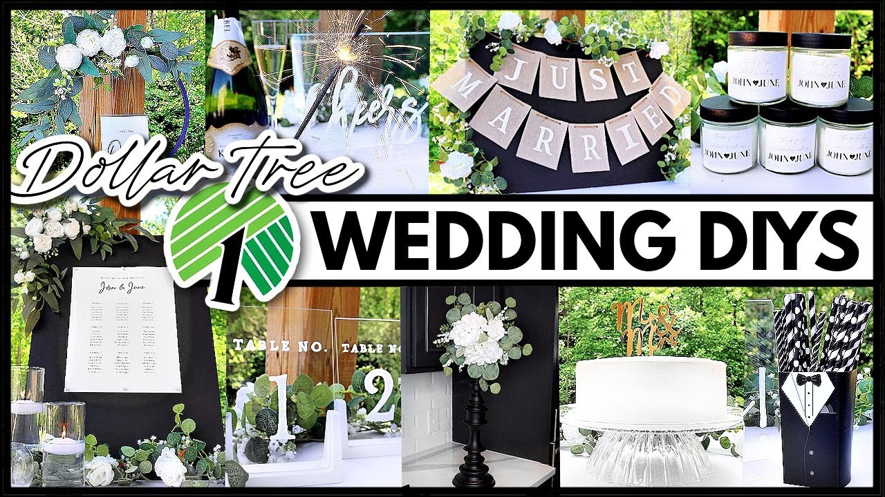 20 Dollar Tree Wedding Decorations You Can DIY – Craft Gossip