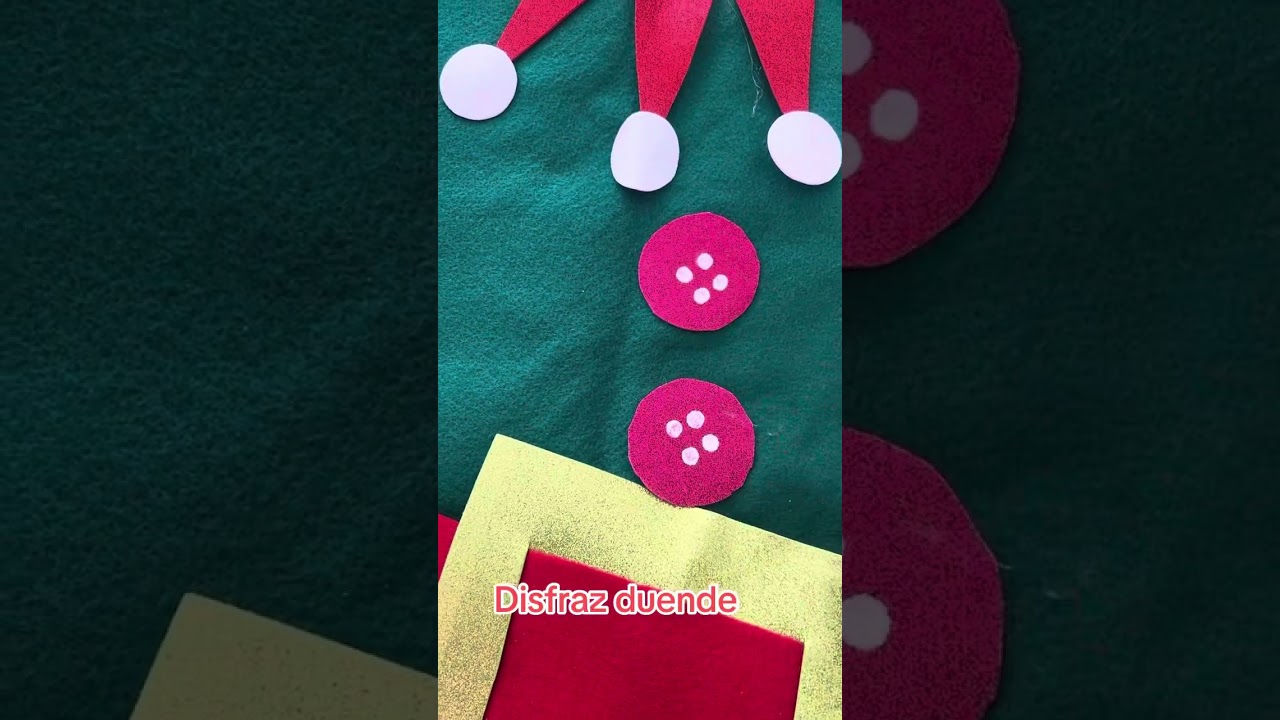 Disfraz de duende navideño FÁCIL Y RÁPIDO 