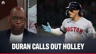Jarren Duran calls out Michael Holley on now deleted Instagram after comments on Red Sox injuries