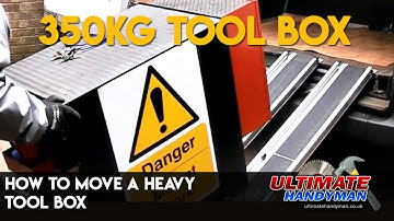 How to move a heavy tool box