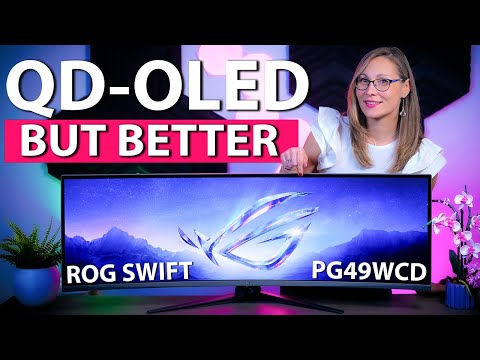 Next Gen QD OLEDs Are Here ASUS ROG Swift OLED PG49WCD Review 