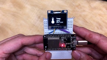 ESP32 weather widget with OLED display