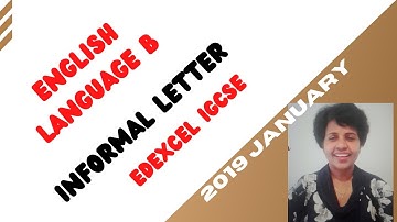 MODEL ANSWER/ EDEXCEL IGCSE ENGLISH LANGUAGE B