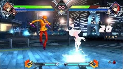 BBTAG demo: Yosuke combo with Linne assist #7