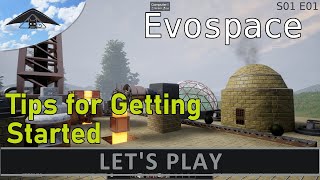 Getting Started! | Let's Play Evospace s01 e01