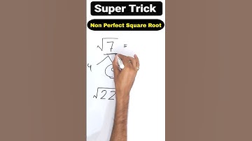 SQUARE ROOT OF NON PERFECT NUMBERS IN 2 SECONDS | MATHS TRICKS | SHORT TRICK | MATH TRICKS | #Shorts