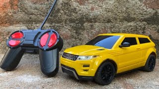 RC RANGE ROVER REMOTE CONTROL CAR UNBOXING YELLOW COLOUR Wembley High Speed Mini car