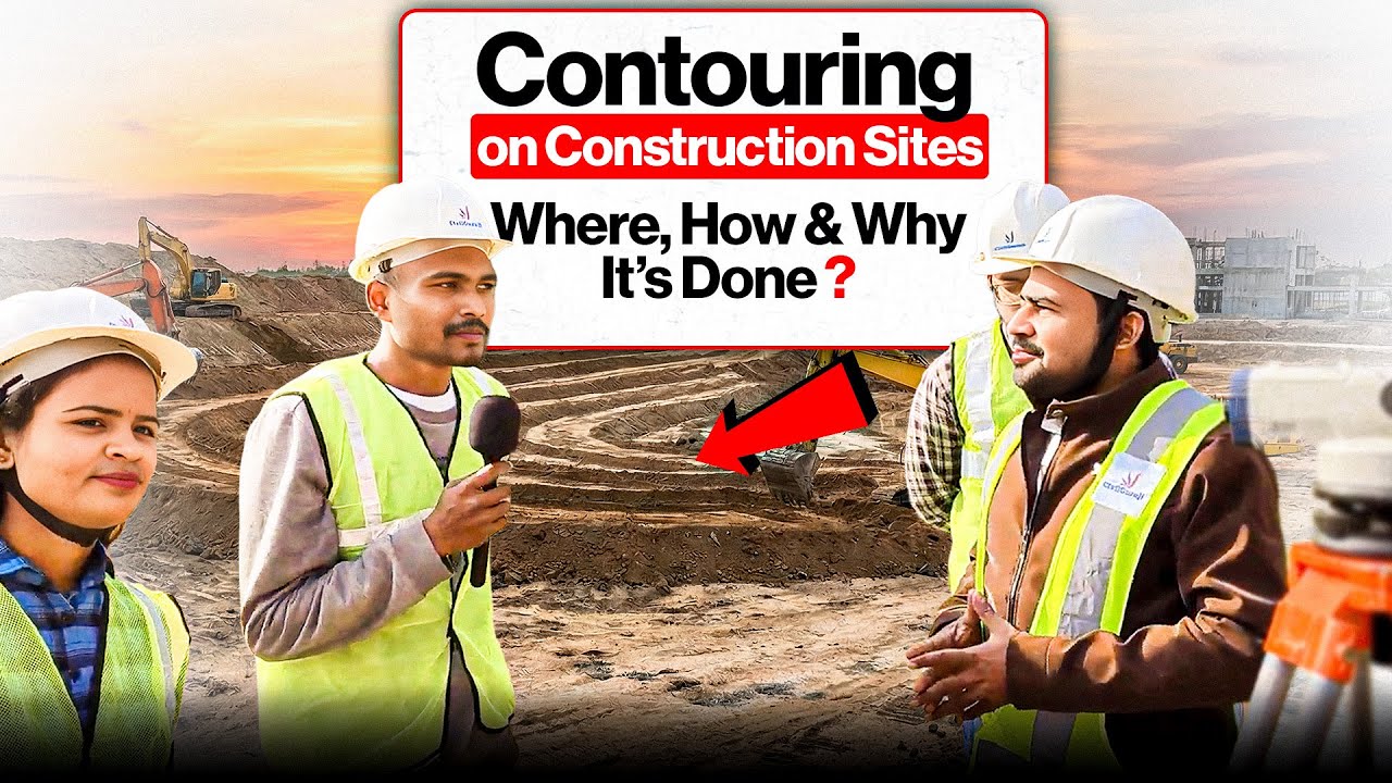 How Contour Survey Works | RL, Grid Method, Auto Level & Volume ...