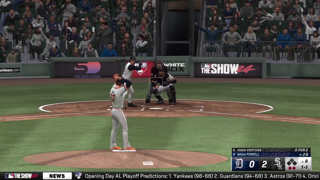 Tigers vs White Sox 1998 Franchise 3.28 Sim| Full Game Highlights |MLB the Show 24