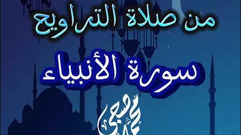 تلاوة هادئة من صلاة التراويح 🌸💜 القارئ محمد صبحي 🌸💜