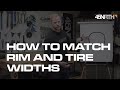45NRTH Tire Tech Education - Matching Bicycle Rim and Tire Widths