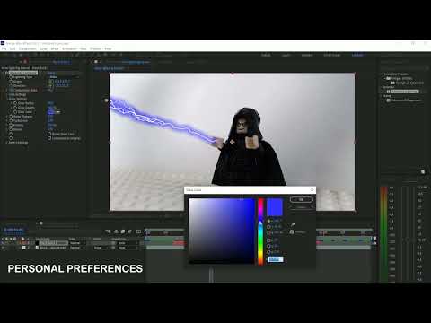 How to make FORCE LIGHTNING effects in Adobe After Effects | EASY TUTORIAL