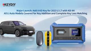 How to add a KD Key for 2023 Li L7 Using KEYDIY KD-X4