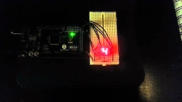 Arduino Mega2560 Seven Segment Display