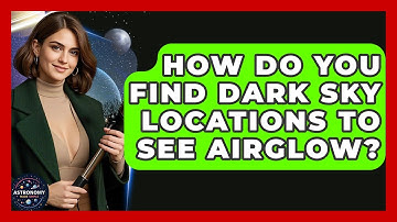 How Do You Find Dark Sky Locations To See Airglow? - Astronomy Made Simple