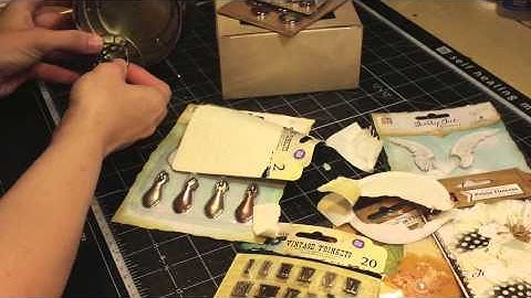 Swirlydoos May, 2013 Clock Shadowbox Kit Contents