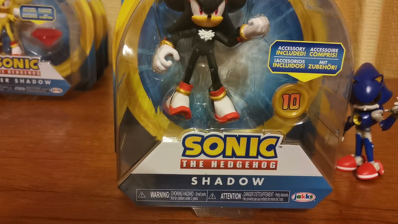 Classic Sonic, Shadow, Super Shadow, Metal Sonic, Tails, Knuckles - Jakks Pacific Figures Unboxing