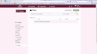 Uploading a File in RC Engage (OrgSync)