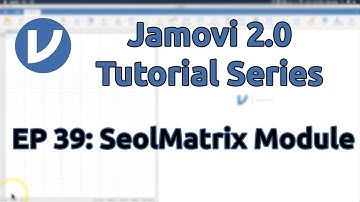 Jamovi 1.8/2.0 Tutorial: SeolMatrix Add-on Module (Episode 39)