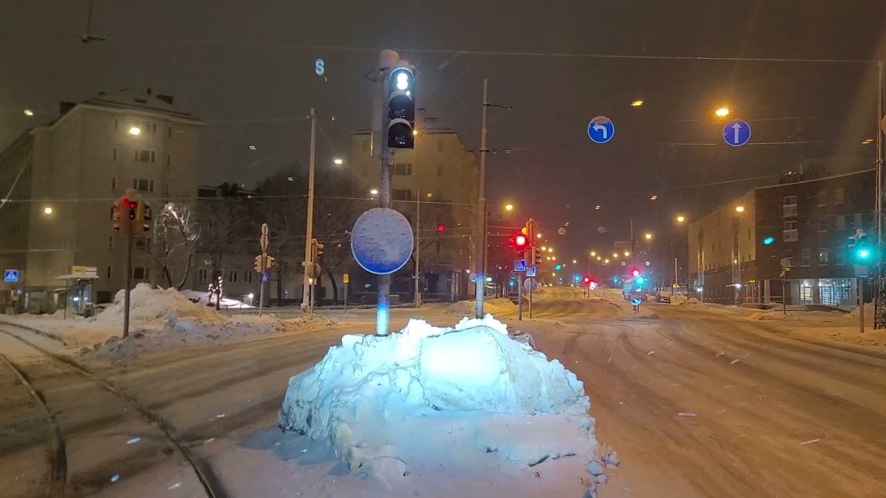 Helsingin raitiolinja 4H,4 Koskelan varikko-Katajanokka-Munkkiniemi. Helsinki tramline 4H,4.