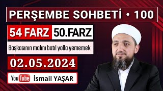 Perşembe Sohbeti İnsanların Malını Haksız Yere Yemek 02052024