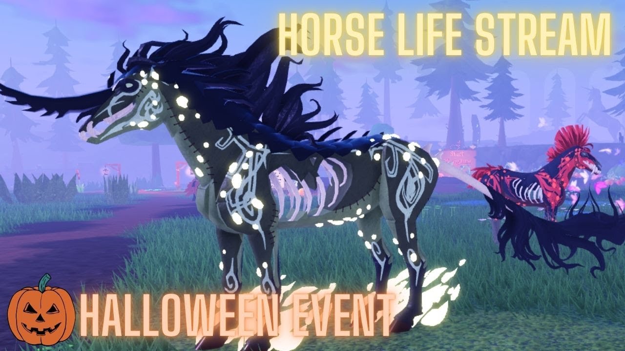 Horse Life -- Update Day : Halloween Event Begins!! -- Livestream - YouTube