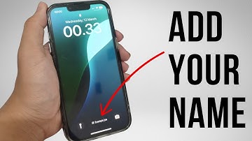 How to Add Your Name on Your iPhone Lock Screen! 🔥 | Personalize Your iPhone Easily ✨