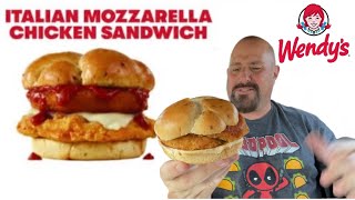 Wendys New Italian Mozzarella Chicken Sandwich Review Food Review