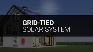 How do grid-tied solar systems work?