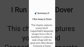 I Run Away to Dover Summary
