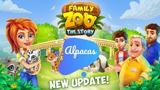 Family Zoo Story - Alpacas Enclosure Complete screenshot 4