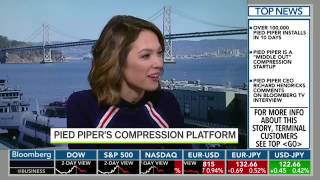 Bloomberg West Interviews Pied Piper from HBO's Silicon Valley