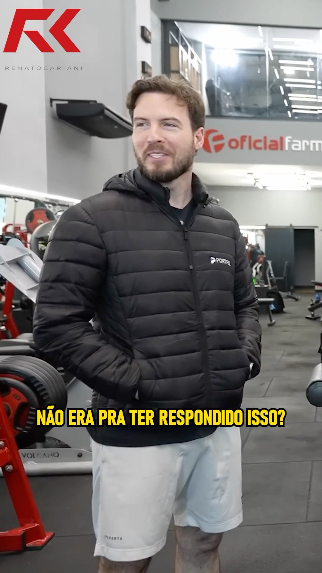 THIAGO NIGRO TENTOU FUGIR DO TREINO DE PERNAS! #renatocariani #primorico #thiagonigro #legday #meme