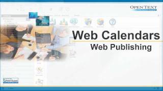 Web Publishing - Calendars