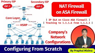 4.Configuring NAT Failover in a Company's Network | NAT Failover on ASA Firewall | Real-Time Network