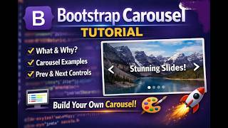 Bootstrap Carousel | Bootstrap 5 Carousel Tutorial for Beginners