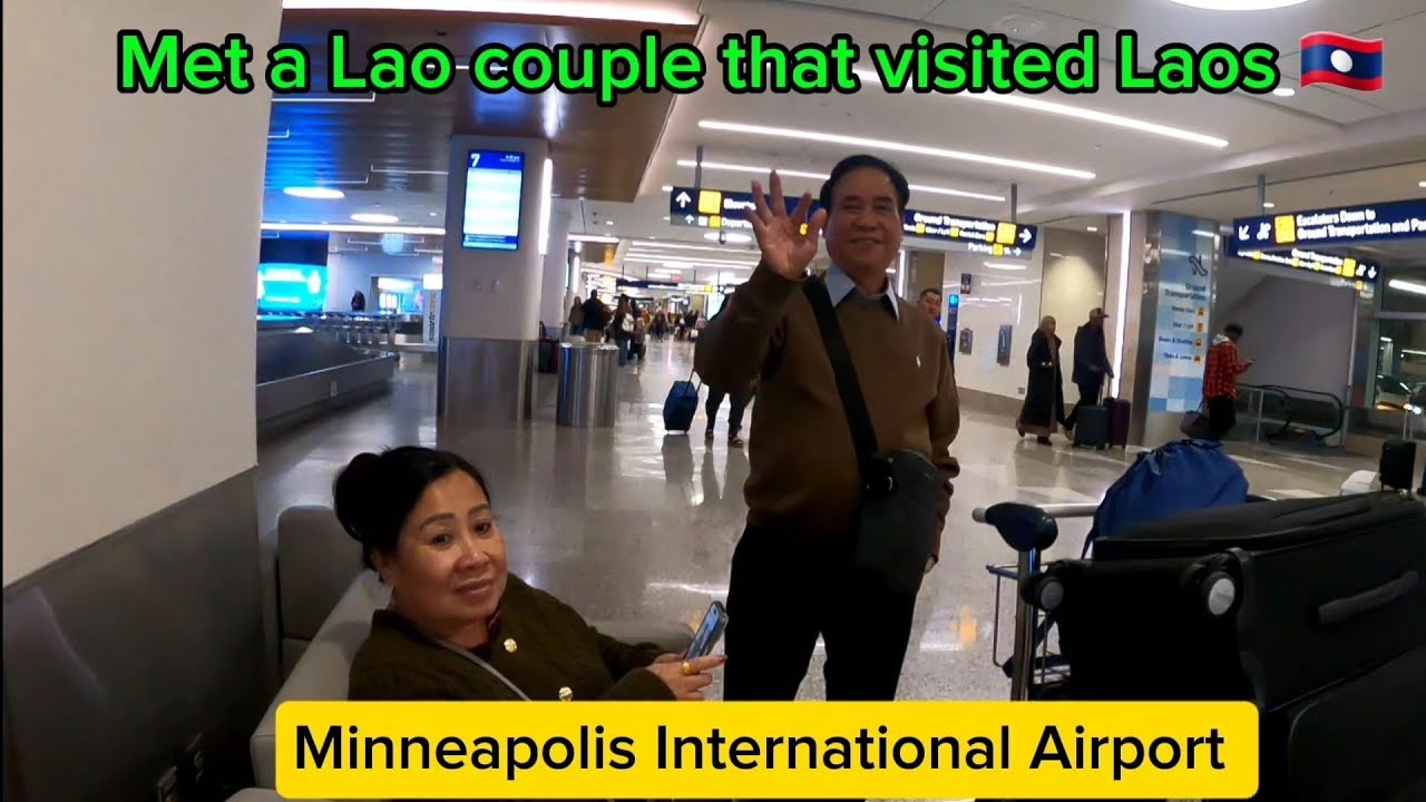 🇱🇦 Met a very nice Laotian couple on the return trip to the USA 🇺🇸 
