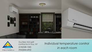Entire home multi-zone ductless mini-split AC and heat pump