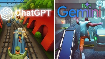 ChatGPT vs Gemini 3 Make Subway Surfers on RTX From Scratch