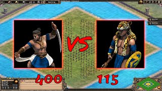Age Of Empires 2 De 400 Malay Karambit Warriors Vs 115 Aztec Jaguar Warriors
